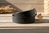 Premium leather design belt in brown