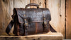 Vintage Leather Messenger Bag