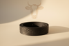 Crazy horse leather belt in brown with visible grain and buckle on a clean presentation
