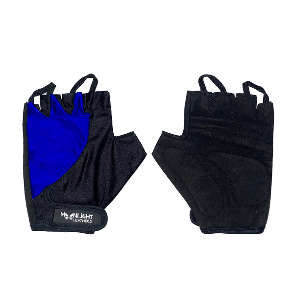 Light color cycling gloves - MoonLightLeathers