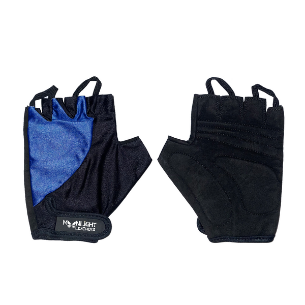 Light color cycling gloves - MoonLightLeathers