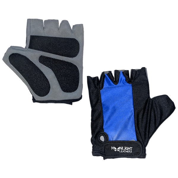 Moon split colors cycling gloves - MoonLightLeathers
