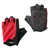 Red and black mesh cycling gloves - MoonLightLeathers