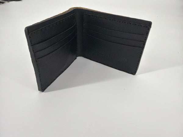 Pattern leather wallet